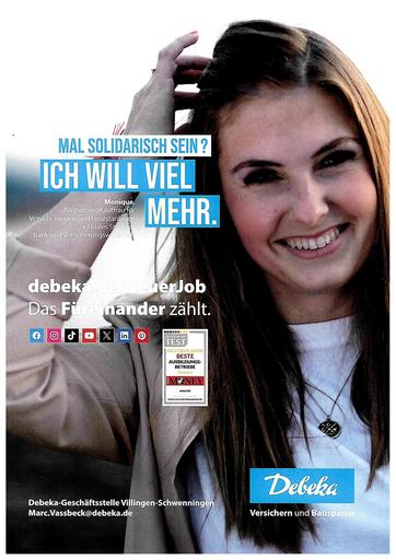 Ausbildung Kauffrau für Versicherungen und Finanzanlagen / Duales Studium Bank und Versicherungswirtschaft Debeka VS