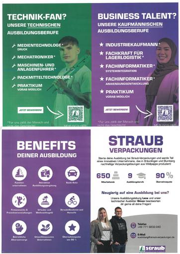 Straub Verpackungen Technische und Kaufmännische Ausbildungsberufe