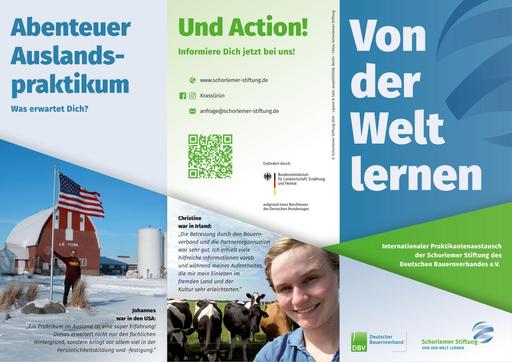 Schorlemer Stiftung Landwirtschaftliche Auslandspraktika Australien, Neuseeland, Nordamerika, Europa
